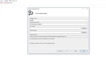 How to create custom Visual Studio file templates