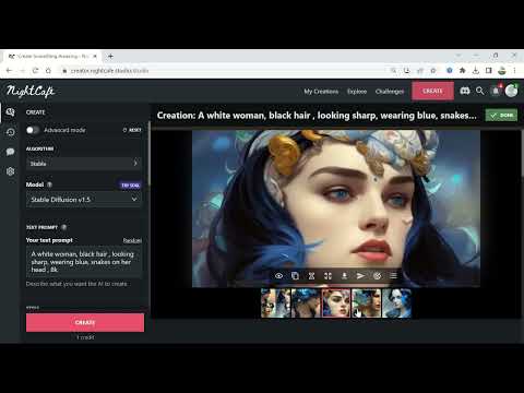 Night Cafe Tutorial : Text to Image AI Art Generators Masterclass