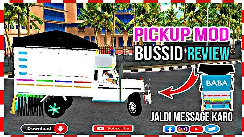 😘new queen pickup mod review only message 🎗️mod for bussid #pickup #djpickup #mod #gaming