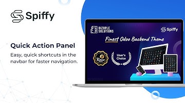 Spiffy Odoo Backend Theme – Work Faster with the Quick Action Panel!