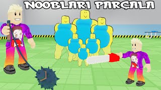 SEVGİLİMİ ÇALAN ŞİŞKO NOOBLARI DÖVDÜM 😂  | Roblox Noob Crushers