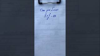 A Nice Olympiad Exponential Problem | Can You Solve This? #maths #khanx #mathematics #mathstricks