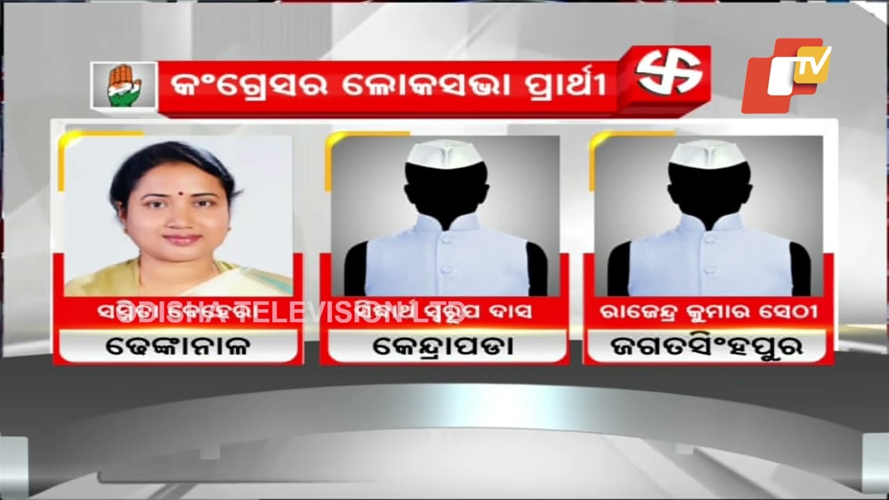 Congress reveals candidates for Nine Lok Sabha seats in Odisha