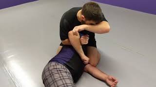 Kimura setup from Knee on Belly