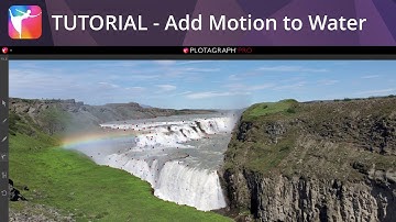 Plotagraph Pro Tutorial - Add Realistic Motion to Still Image of Waterfall