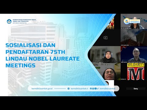 Sosialisasi dan Pendaftaran 75th Lindau Nobel Laureate Meetings