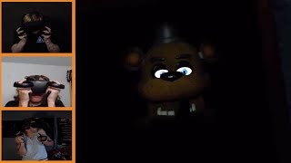 Lets Players Reaction To Failing The First Night Fnaf Vr Remake