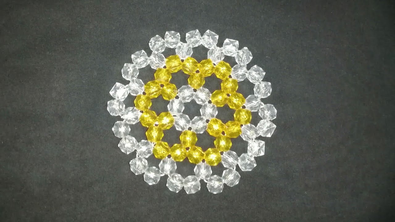 كوستر اكواب بالخرز للمبتدئين خطوه بخطوه