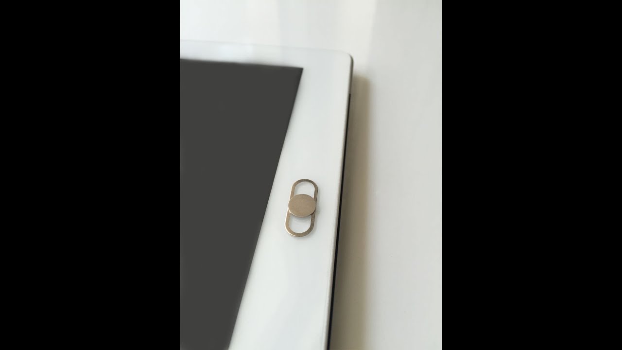 Unitedtime Webcam Cover  Silver Metal Magnet Slider