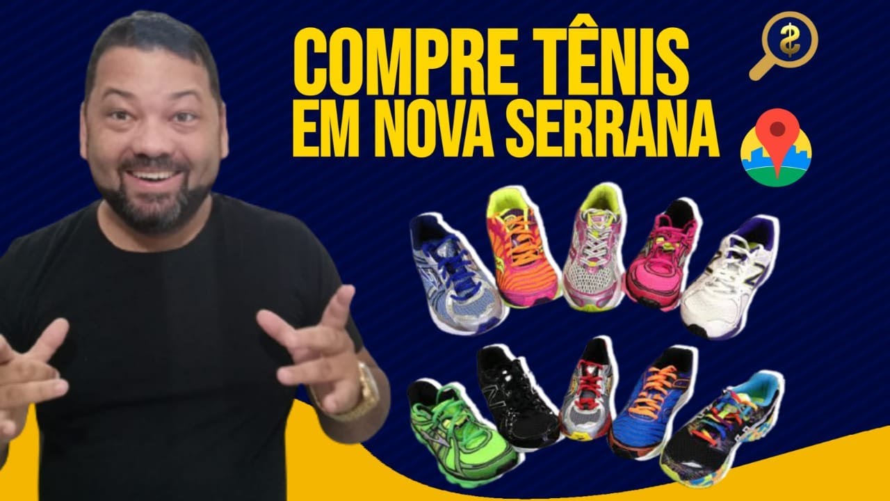 O MELHOR lugar pra comprar TENIS pra revender é em NOVA SERRANA Mg - YouTube
