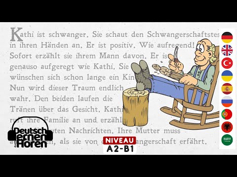 #449 Deutsch lernen mit Geschichten | Deutsch lernen durch Hören - A2-B1 - Learn German with stories