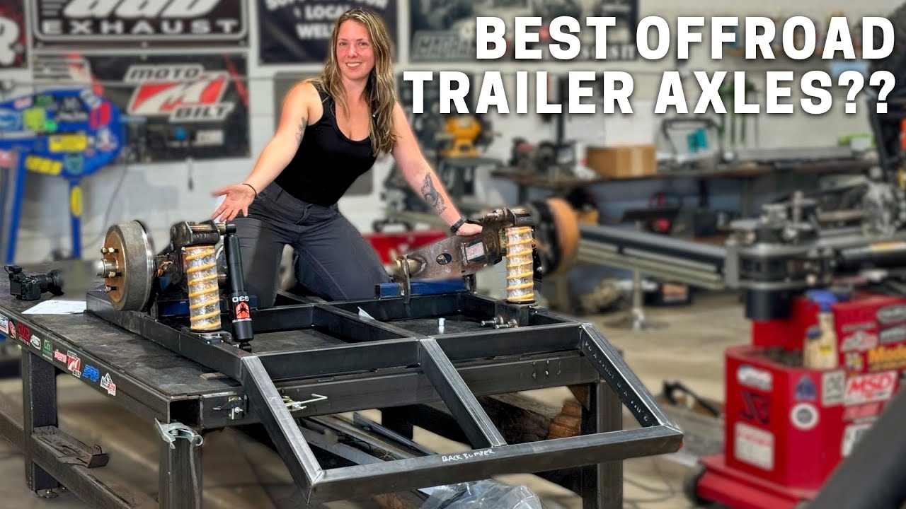 Installing Cruisemaster Suspension on Our Off-Road Trailer!