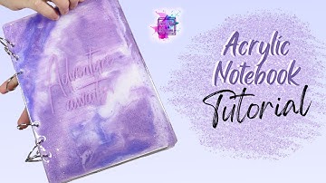 Acrylic Epoxy Notebook Tutorial