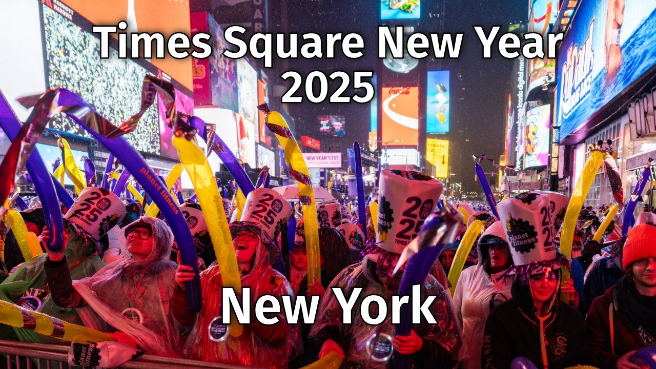 New York City: Times Square New Year's Eve 2025 Countdown Ball Drop ...
