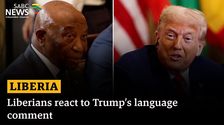 Liberians react to Trump’s language comment