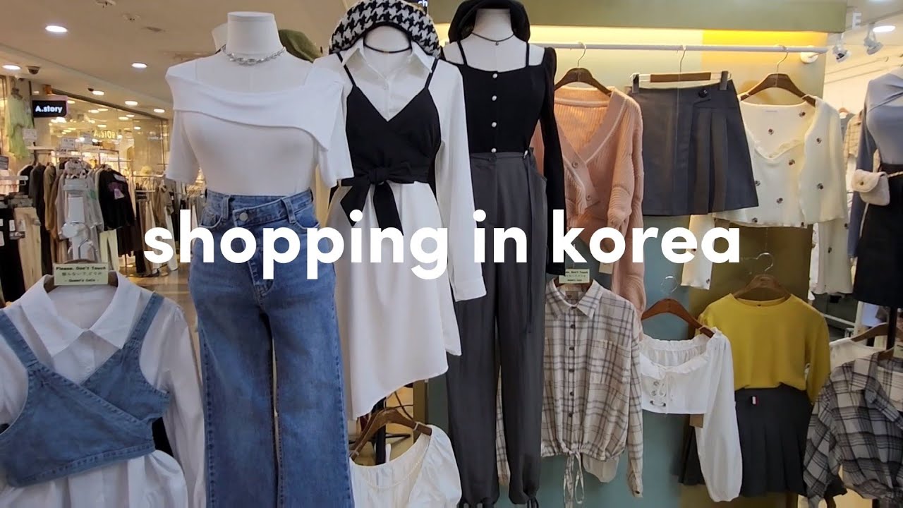 shopping in korea vlog 💖 Gotomall early fall fashion haul 🇰🇷 ...