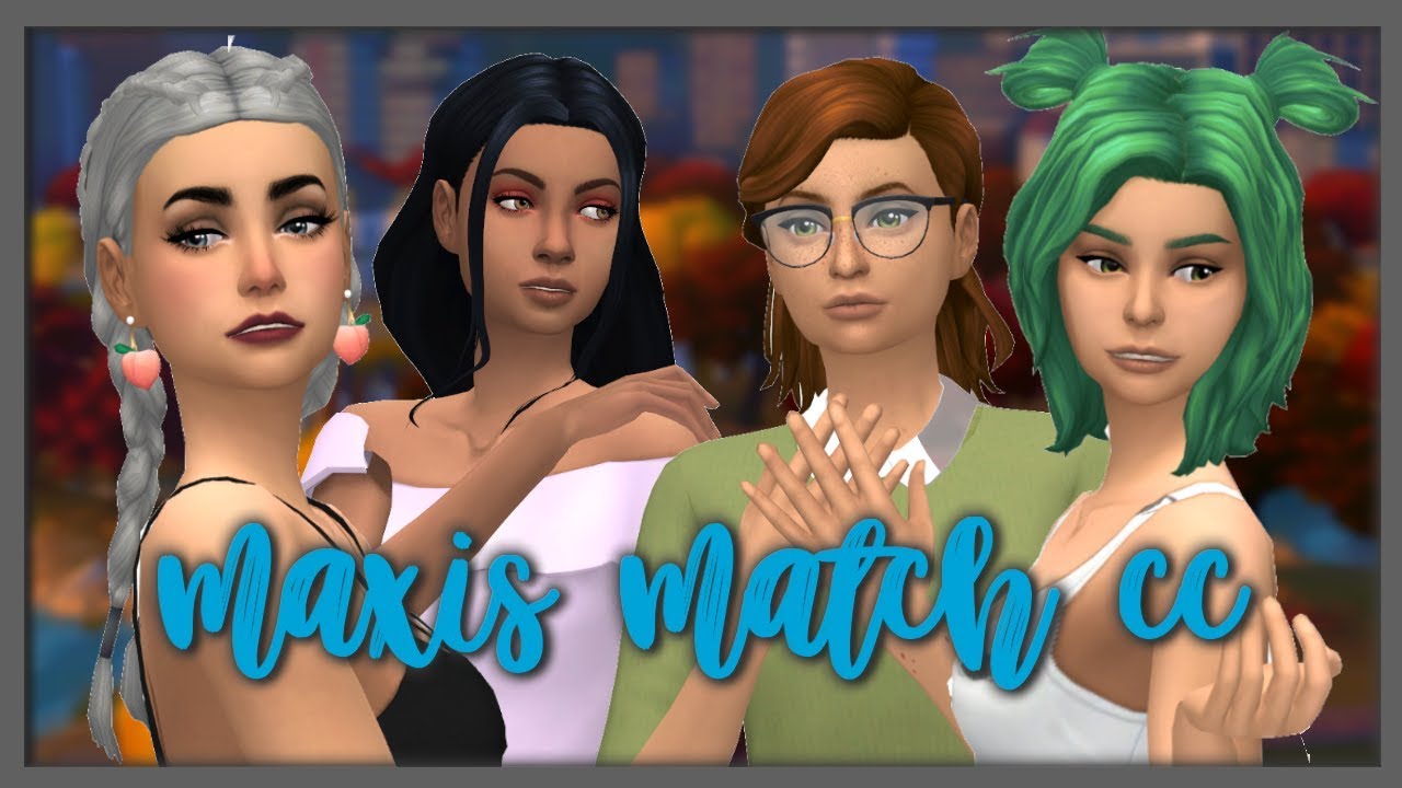 Maxis Match Custom Content Showcase Sims 4 Create A Sim Youtube