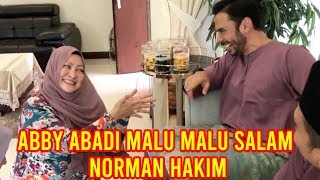 Abby Abadi Malu Malu Salam Hari Raya Dengan Bekas Suami Norman Hakim