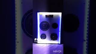 LED RÍTMICO VU METERCOM MOSFET IRFZ44n RESISTOR 150K ,MICROFONE ELETRETO,FITA LED 12V #shorts 2