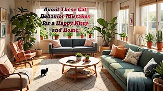 Avoid These Cat Behavior Mistakes for a Happy Kitty and Home