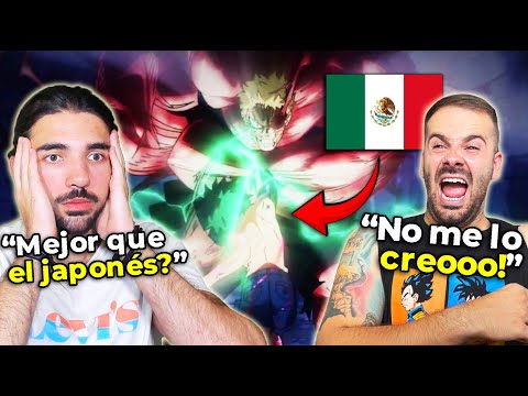 🇪🇸 2 ESPAÑOLES REACCIONAN AL MEJOR DOBLAJE LATINO 🇲🇽 DE BOKU NO HERO *MUY BUENO* - NoMeDuchoGT
