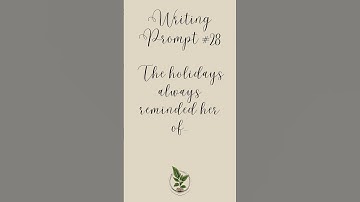 Writing Prompt #28 [30 Days of Writing Prompts]