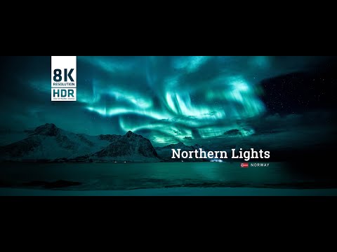 Northern Lights - Norway 21:9 8k HDR