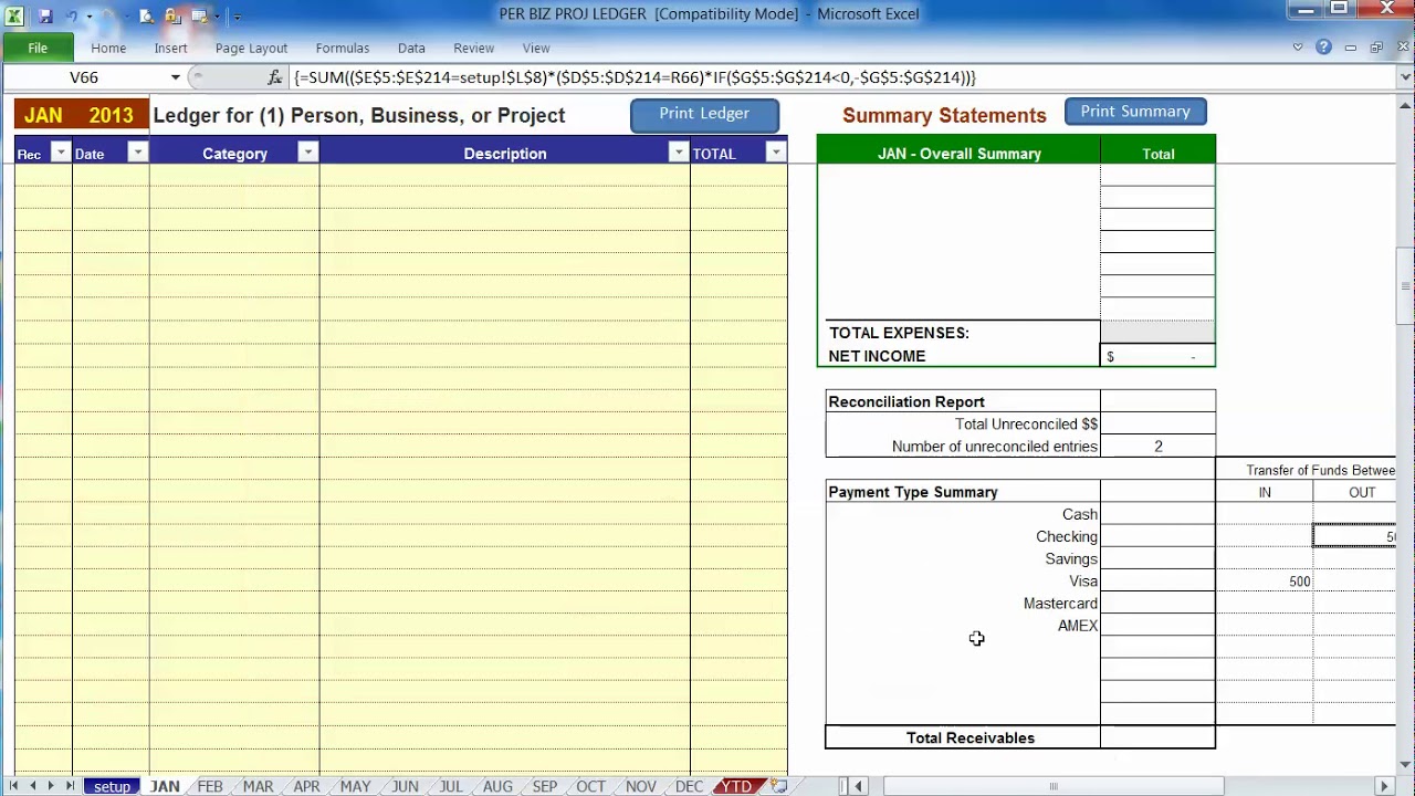 Excel tip: Formula to cross check ledger transactions