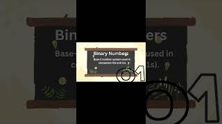 Binary Numbers #maths #computerknowledge  #trendingshorts #shorts #viralshorts #ytshorts