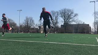 Backwards Run-Buttkick & Reach