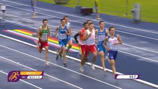 Simone Barontini Vince La Sua Batteria Degli 800 Metri Europei U23 Di Gavle