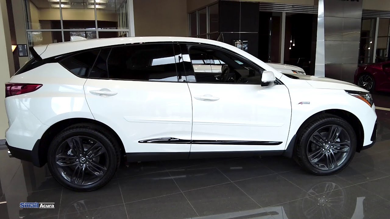 2021 Acura RDX A-Spec in Platinum White Pearl | Smail Acura