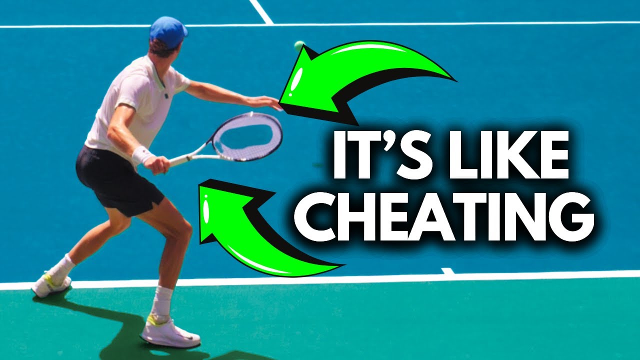 Секрет невероятной силы удара справа от Синнера (объяснение удара справа с хлыстом)