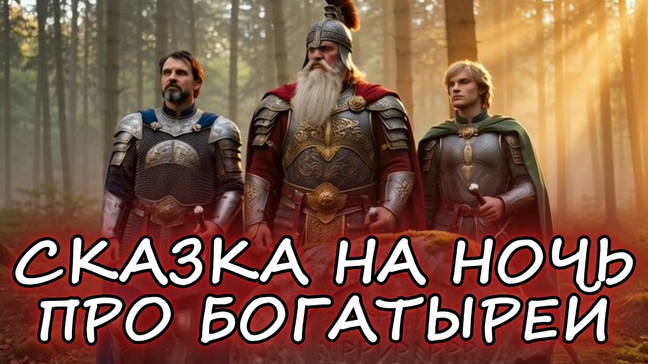 👑 ТРИ БОГАТЫРЯ И ВОЛШЕБНЫЙ ЦВЕТОК | Сказка для сна | Русская народная сказка про принцев