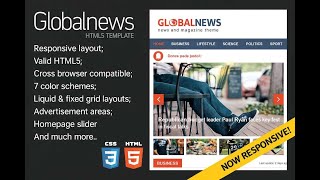 News & Magazine HTML5 Template