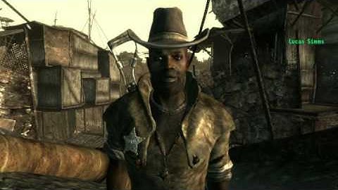 Fallout 3-Lucas Simms is a pervert