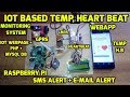IoT Temp & Heartbeat Monitor with Raspberry Pi