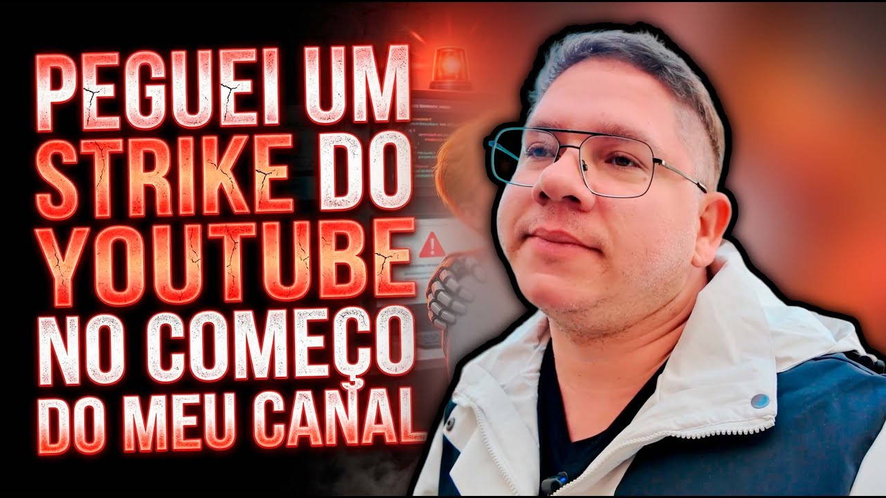 Levei STRIKE do YouTube com meu canal ainda no começo - veja o que aconteceu