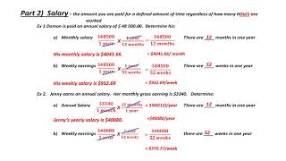 Math 10: Income and Deductions: Types Of Income Part 1