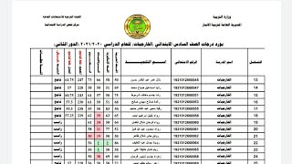 نتائج السادس ابتدائي الان رابط  مباشر