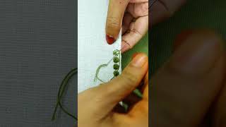 #embroidery #loopstitch #sewing #beginnersstitch #beads #stitchboutique #diy #diynstitch #bracelet