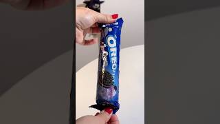 Oreo BLUEBERRY Ice Cream 🤤 #asmr #oreo #icecream #blueberry