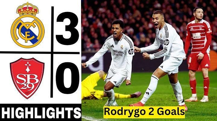 ⚪ Real Madrid vs Brest 3-0 - All Goals & Highlights Champions League 2025