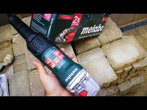 Unpacking / unboxing angle grinder Metabo WEA 19-180 QUICK RT 601095000