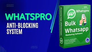 How to use  Whatspro anti blocking system | Whatsapp Marketing software anti blocking system| SiCT screenshot 2