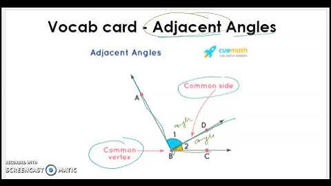 8G Lesson #1 - Complementary and Supplementary Angles