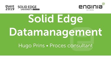 Datamanagement in Solid Edge