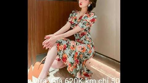 Đầm body hoa đuôi cá sang trọng | Đầm body dự tiệc cưới đẹp nhất 2021