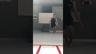 CM lateral horizontal bound quick to stabilize
