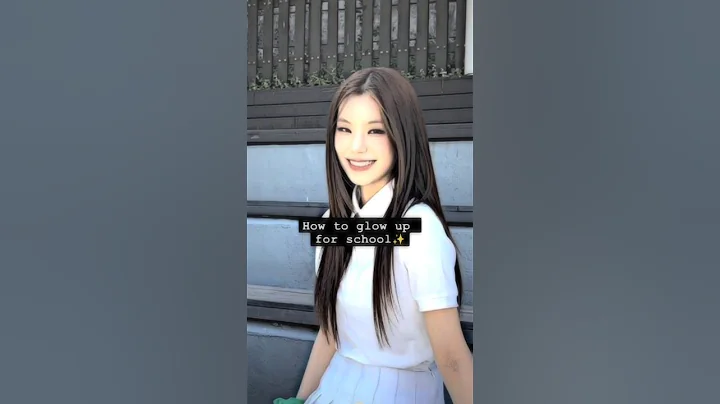 How to glow up for school 🏫 #shorts #aesthetic #glowup #prettygirl #school #ideas #fyp